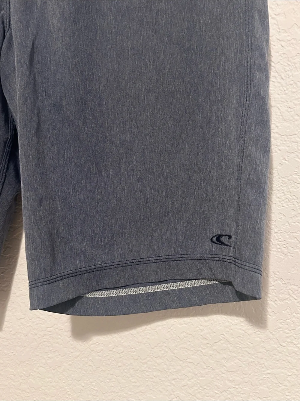 O'Neill Men's Slate Gray Flat Front Shorts